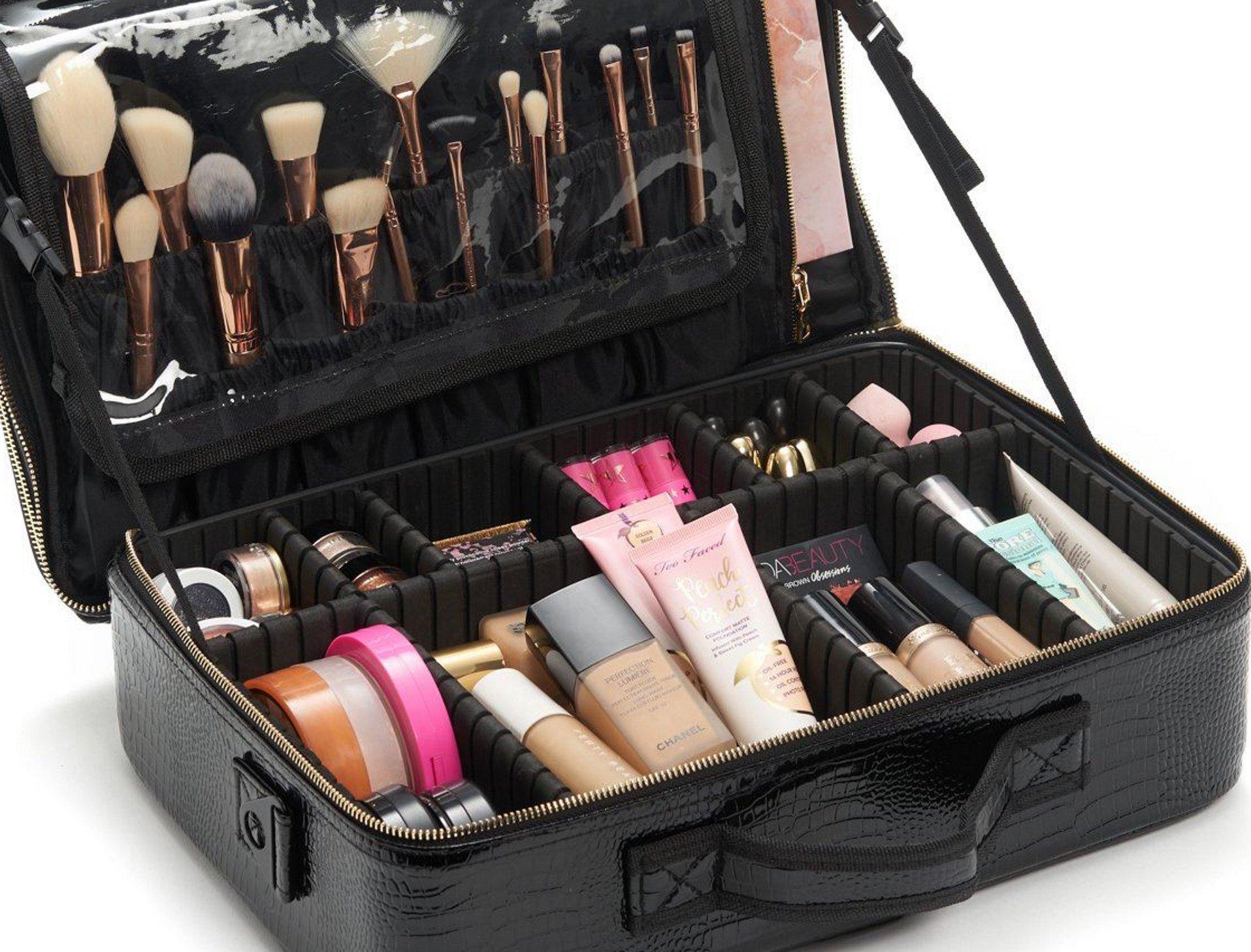 best makeup bags for travel Award Winning Bag this travel case shields your items from bumps while maintaining a stylish look The 7 Best Makeup Bags